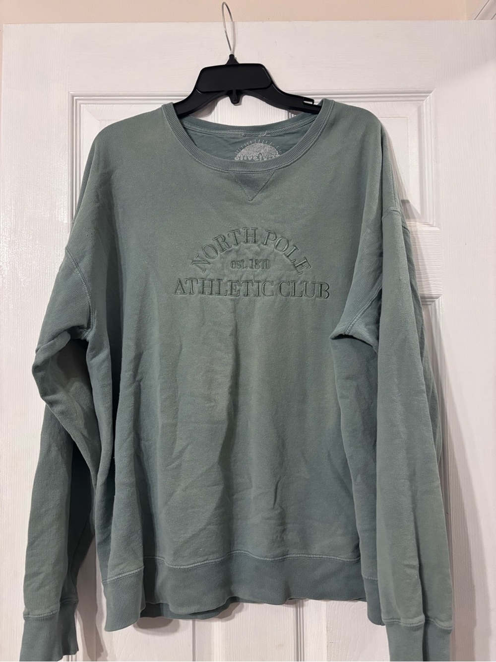 Sunnylife Sage Green 'North Pole Athletic Club' Crew Sweatshirt
